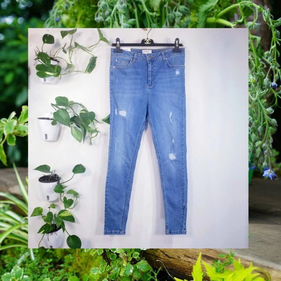 NWT MISS SELFRIDGE High waist super‎ skinny jeans - Picture 1 of 11